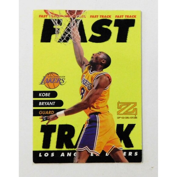 Kobe Bryant 1997 SkyBox Z Force Fast Track #2 of 12 LA Lakers NBA Basketball - Picture 3 of 5
